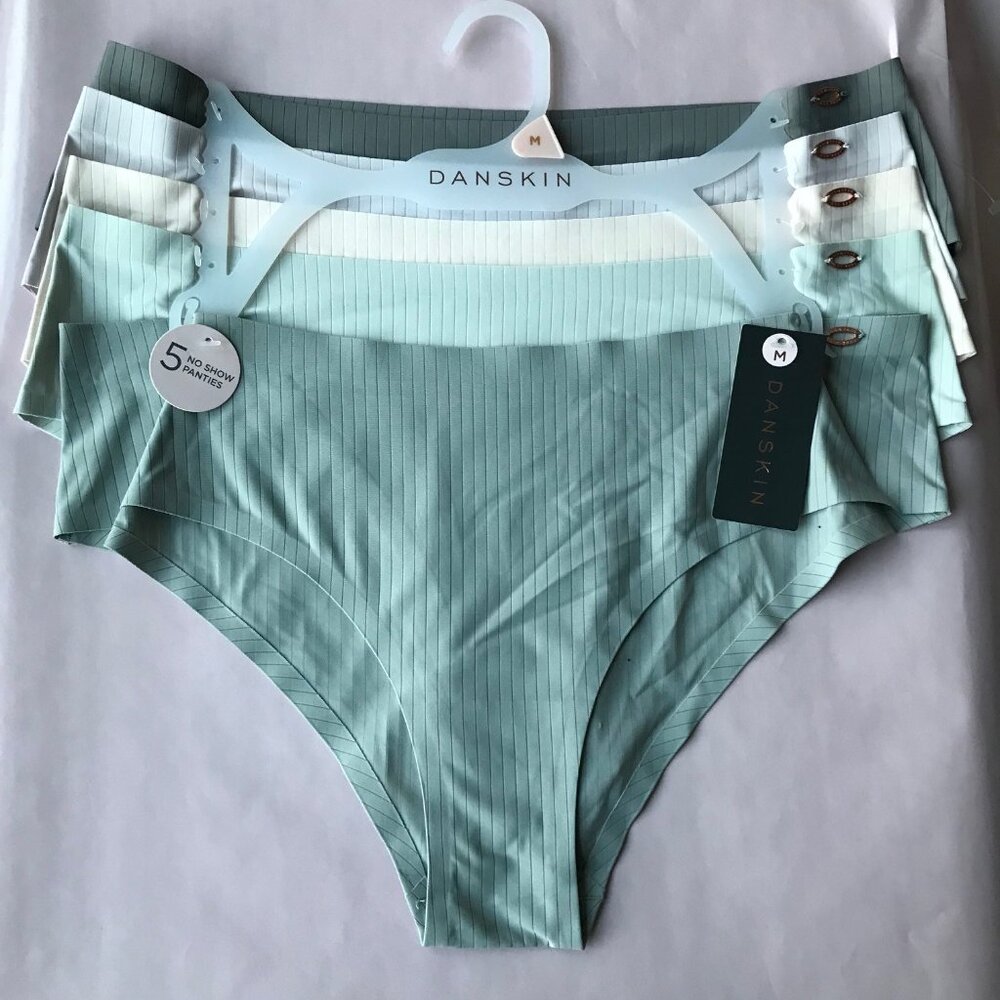 Danskin Intimates No Show   Panties  5 set  Size : M